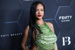 Hollywood, CA  - Fenty Beauty And Fenty Skin Celebration Hosted By Rihanna held at Goya Studios in Hollywood.  Pictured: Rihanna, Robyn Rihanna Fenty NH  BACKGRID USA 11 FEBRUARY 2022  BYLINE MUST READ: Image Press / BACKGRID  USA: +1 310 798 9111 / usasales@backgrid.com  UK: +44 208 344 2007 / uksales@backgrid.com  *UK Clients - Pictures Containing Children
Please Pixelate Face Prior To Publication*