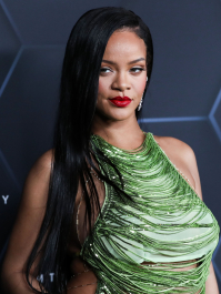 Hollywood, CA  - Fenty Beauty And Fenty Skin Celebration Hosted By Rihanna held at Goya Studios in Hollywood.  Pictured: Rihanna, Robyn Rihanna Fenty NH  BACKGRID USA 11 FEBRUARY 2022  BYLINE MUST READ: Image Press / BACKGRID  USA: +1 310 798 9111 / usasales@backgrid.com  UK: +44 208 344 2007 / uksales@backgrid.com  *UK Clients - Pictures Containing Children
Please Pixelate Face Prior To Publication*