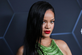 Hollywood, CA  - Fenty Beauty And Fenty Skin Celebration Hosted By Rihanna held at Goya Studios in Hollywood.  Pictured: Rihanna, Robyn Rihanna Fenty NH  BACKGRID USA 11 FEBRUARY 2022  BYLINE MUST READ: Image Press / BACKGRID  USA: +1 310 798 9111 / usasales@backgrid.com  UK: +44 208 344 2007 / uksales@backgrid.com  *UK Clients - Pictures Containing Children
Please Pixelate Face Prior To Publication*