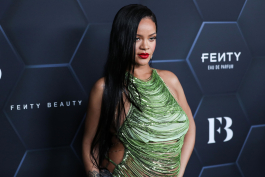 Hollywood, CA  - Fenty Beauty And Fenty Skin Celebration Hosted By Rihanna held at Goya Studios in Hollywood.  Pictured: Rihanna, Robyn Rihanna Fenty NH  BACKGRID USA 11 FEBRUARY 2022  BYLINE MUST READ: Image Press / BACKGRID  USA: +1 310 798 9111 / usasales@backgrid.com  UK: +44 208 344 2007 / uksales@backgrid.com  *UK Clients - Pictures Containing Children
Please Pixelate Face Prior To Publication*