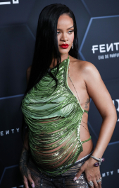 Hollywood, CA  - Fenty Beauty And Fenty Skin Celebration Hosted By Rihanna held at Goya Studios in Hollywood.  Pictured: Rihanna, Robyn Rihanna Fenty NH  BACKGRID USA 11 FEBRUARY 2022  BYLINE MUST READ: Image Press / BACKGRID  USA: +1 310 798 9111 / usasales@backgrid.com  UK: +44 208 344 2007 / uksales@backgrid.com  *UK Clients - Pictures Containing Children
Please Pixelate Face Prior To Publication*