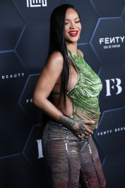 Hollywood, CA  - Fenty Beauty And Fenty Skin Celebration Hosted By Rihanna held at Goya Studios in Hollywood.  Pictured: Rihanna, Robyn Rihanna Fenty NH  BACKGRID USA 11 FEBRUARY 2022  BYLINE MUST READ: Image Press / BACKGRID  USA: +1 310 798 9111 / usasales@backgrid.com  UK: +44 208 344 2007 / uksales@backgrid.com  *UK Clients - Pictures Containing Children
Please Pixelate Face Prior To Publication*