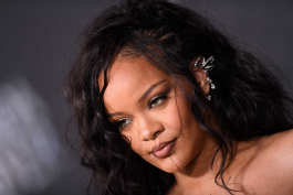 Barbadian singer Rihanna arrives for the world premiere of Marvel Studios' "Black Panther: Wakanda Forever" at the Dolby Theatre in Hollywood, California, on October 26, 2022. (Photo by VALERIE MACON / AFP) (Photo by VALERIE MACON/AFP via Getty Images)