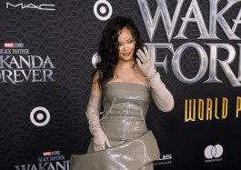 HOLLYWOOD, CALIFORNIA - OCTOBER 26: Rihanna attends Marvel Studios' "Black Panther: Wakanda Forever" premiere at Dolby Theatre on October 26, 2022 in Hollywood, California. (Photo by Frazer Harrison/GA/The Hollywood Reporter via Getty Images)