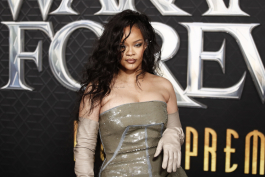 Mandatory Credit: Photo by CAROLINE BREHMAN/EPA-EFE/Shutterstock (13501165dw)
Rihanna attends the premiere of Marvel's 'Black Panther: Wakanda Forever' at the Dolby Theatre in Los Angeles, California, USA, 26 October 2022. The movie is set to be release on 11 November 2022 in the USA.
'Black Panther: Wakanda Forever' premiere in Los Angeles, USA - 26 Oct 2022