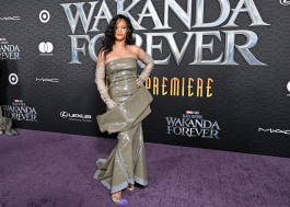 HOLLYWOOD, CALIFORNIA - OCTOBER 26: Rihanna attends Marvel Studios' "Black Panther 2: Wakanda Forever" Premiere at Dolby Theatre on October 26, 2022 in Hollywood, California. (Photo by Axelle/Bauer-Griffin/FilmMagic)