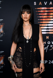 Mandatory Credit: Photo by Evan Agostini/Invision/AP/Shutterstock (12460090d)
Rihanna attends her Savage X Fenty Show Vol. 3 premiere, in New York
Rihanna Savage X Fenty Show Vol. 3 Premiere, New York, United States - 22 Sep 2021