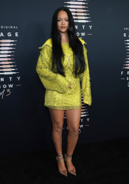 Mandatory Credit: Photo by Jordan Strauss/Invision/AP/Shutterstock (12458244h)
Musician and entrepreneur Rihanna attends an event for her lingerie line Savage X Fenty at the Westin Bonaventure Hotel in Los Angeles on on . The lingerie fashion show, "Savage X Fenty Show Vol. 3," will premiere Friday on Amazon Prime Video
Savage X Fenty Event, Los Angeles, United States - 28 Aug 2021