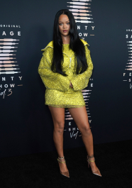 Mandatory Credit: Photo by Jordan Strauss/Invision/AP/Shutterstock (12457833d)
Musician and entrepreneur Rihanna attends an event for her lingerie line Savage X Fenty at the Westin Bonaventure Hotel in Los Angeles on on . The lingerie fashion show, "Savage X Fenty Show Vol. 3," will premiere Friday on Amazon Prime Video
Savage X Fenty Event, Los Angeles, United States - 28 Aug 2021