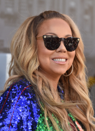 WESTWOOD, CA - FEBRUARY 04:  Actress/singer Mariah Carey arrives at the premiere of Warner Bros. Pictures' 'The LEGO Batman Movie' at Regency Village Theatre on February 4, 2017 in Westwood, California.  (Photo by Axelle/Bauer-Griffin/FilmMagic)