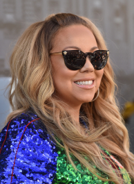 WESTWOOD, CA - FEBRUARY 04:  Actress/singer Mariah Carey arrives at the premiere of Warner Bros. Pictures' 'The LEGO Batman Movie' at Regency Village Theatre on February 4, 2017 in Westwood, California.  (Photo by Axelle/Bauer-Griffin/FilmMagic)